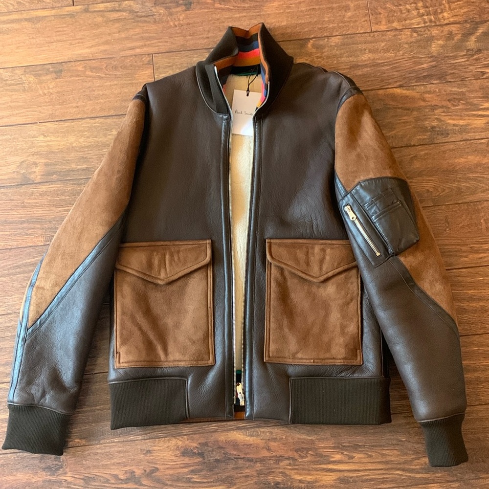 NWT Paul Smith Shearling Jacket